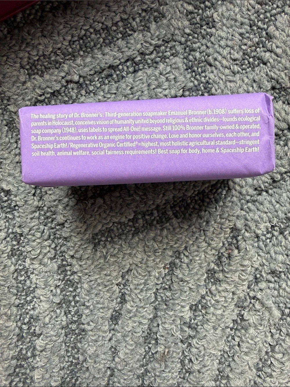 Dr. Bronner’s Lavender Magic Bar Soap
